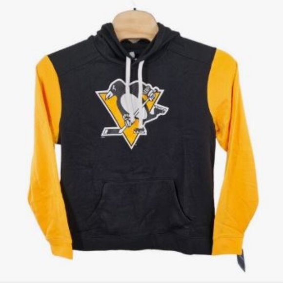 Fanatics Other - NHL Men's XL Black/Yellow Pittsburgh Penguins Always Forward Pullover Hoodie NWT